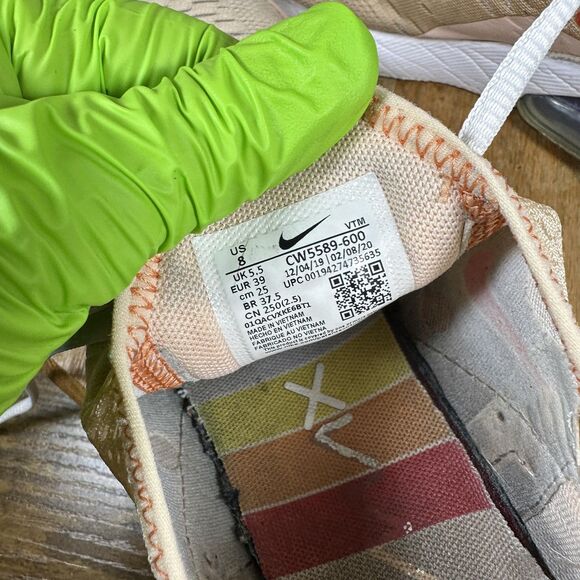 Nike Air Max 270 React Shoes Womens Size 8 Mesh CW5589-600 Running Athletic Snea - Picture 10 of 11